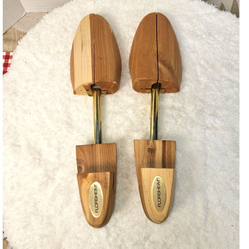 Florsheim Cedar Shoe Trees Men's Split Toe Wood Shoe Shaper Stretcher Large